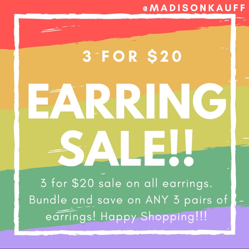 ⚡️ 3 for $20 EARRING SALE ⚡️